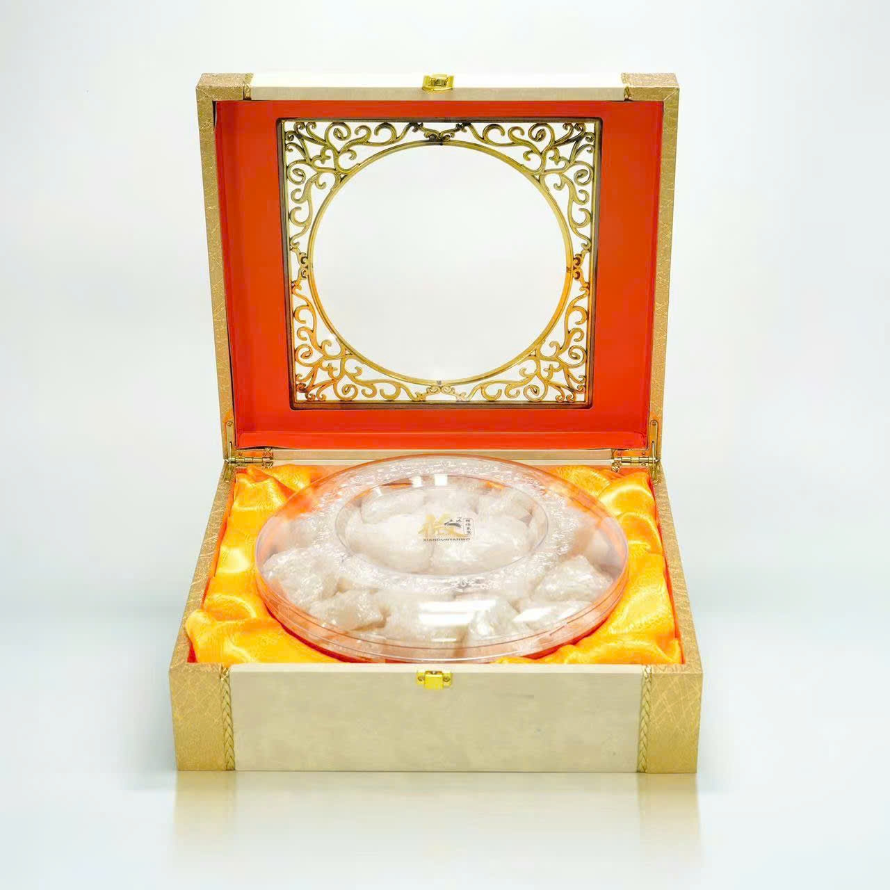 Round-Cup Refined Bird’s Nest – Xiangunyanwo (Metallic Gold Box) (100g)